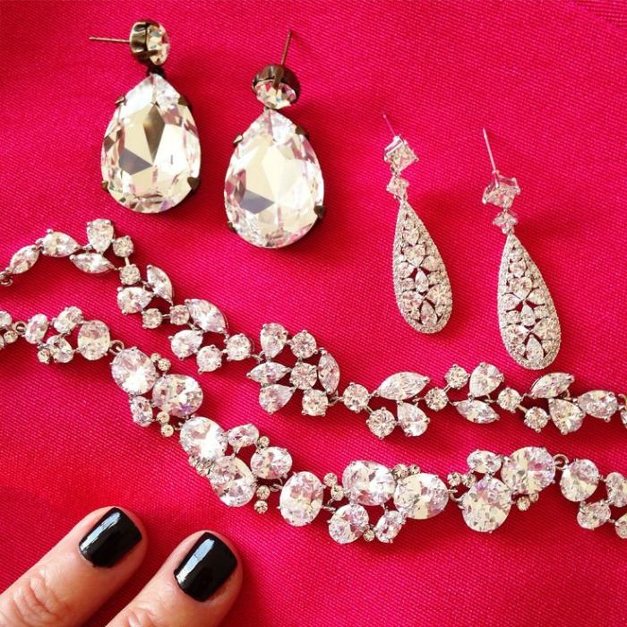Selecting some of the jewellery before the event... Image: BWA's Instagram